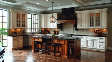 黑斑石台面厨房3