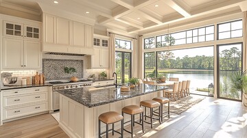 黑斑石台面厨房2