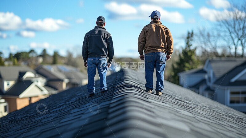 高清大图下载【趣麦麦图】屋顶检查进行中2