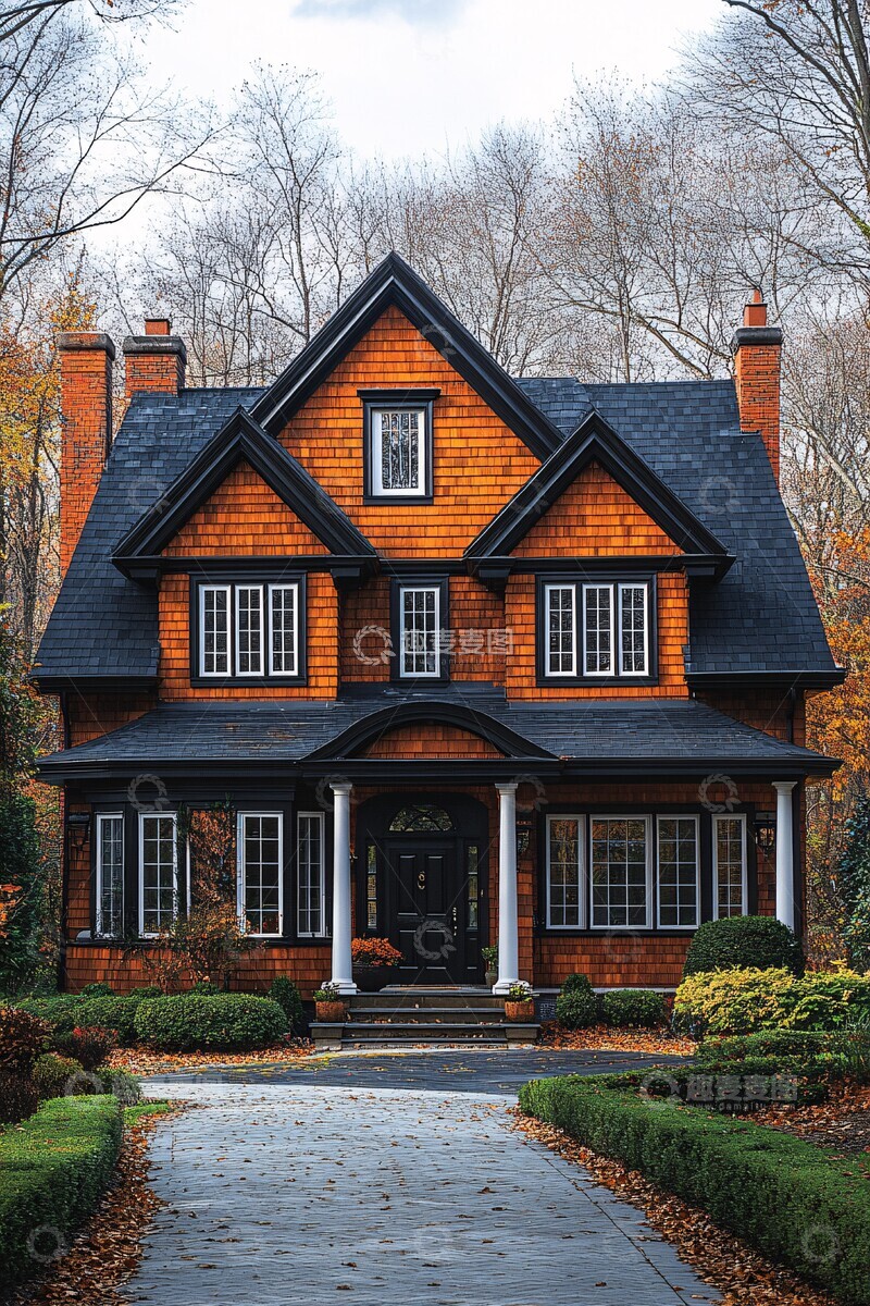 高清大图下载【趣麦麦图】传统风格家庭住宅3