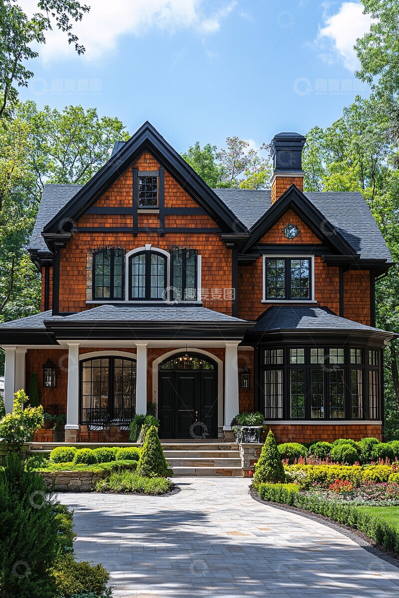 高清大图下载【趣麦麦图】传统风格家庭住宅2