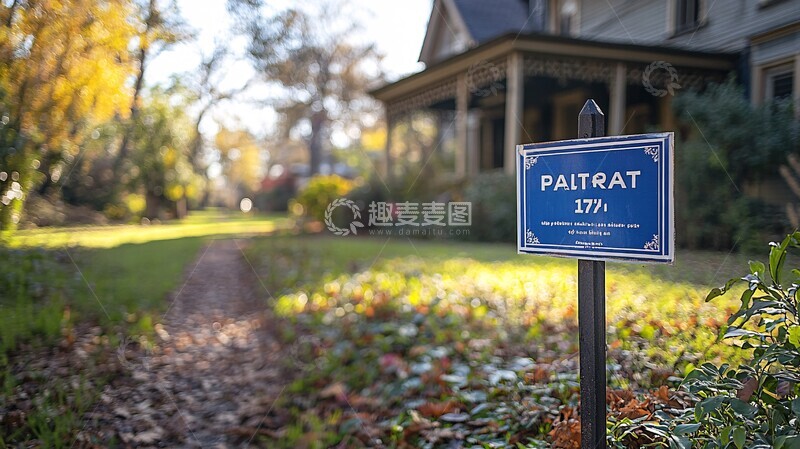 高清大图下载【趣麦麦图】蓝色政治标志2