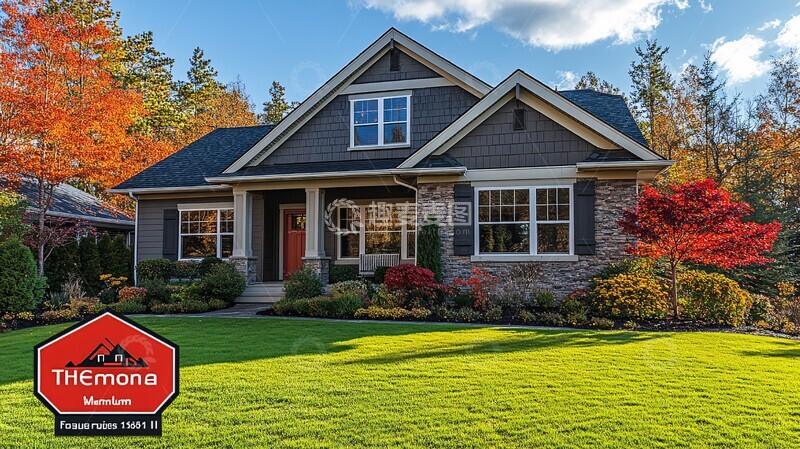 高清大图下载【趣麦麦图】宁静的住宅庭院3