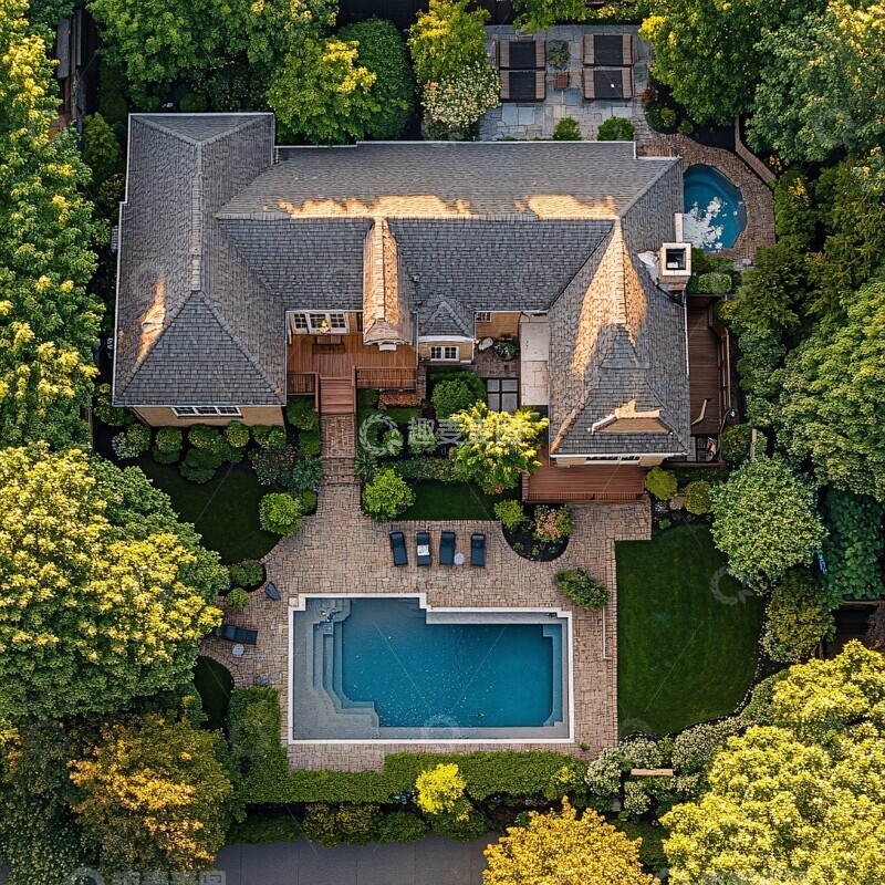 高清大图下载【趣麦麦图】欧洲房屋前后院3