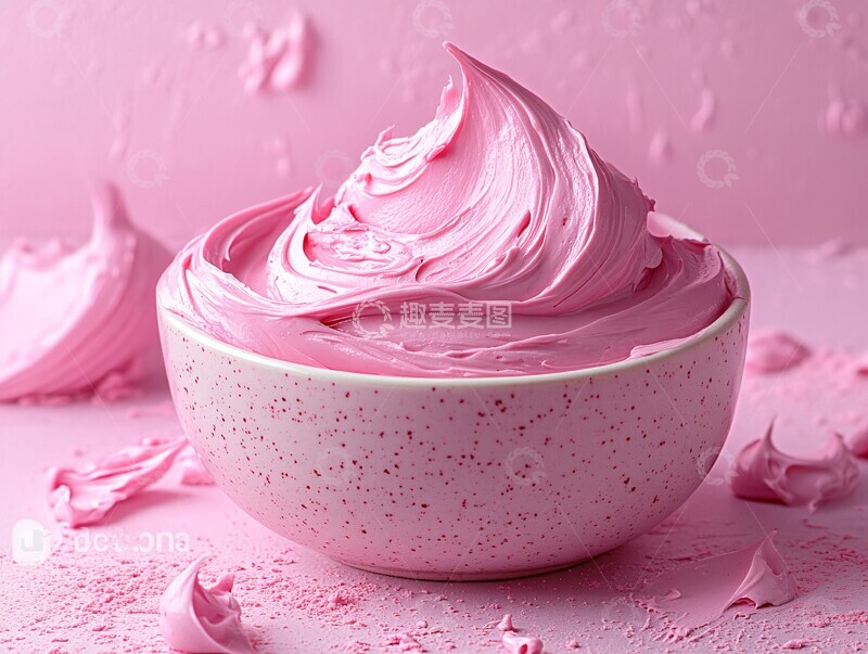 高清大图下载【趣麦麦图】浅粉背景产品照3