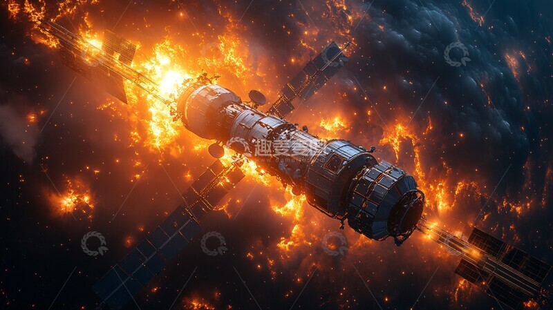 高清大图下载【趣麦麦图】太空卫星摄影2