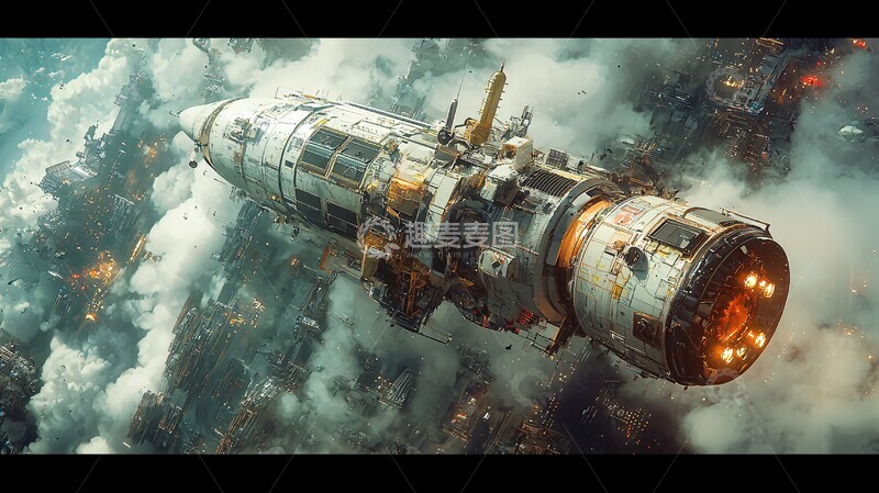 高清大图下载【趣麦麦图】电子卫星技术3