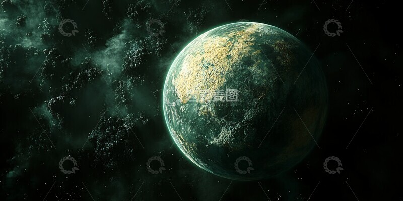 高清大图下载【趣麦麦图】绿色星球星战风3