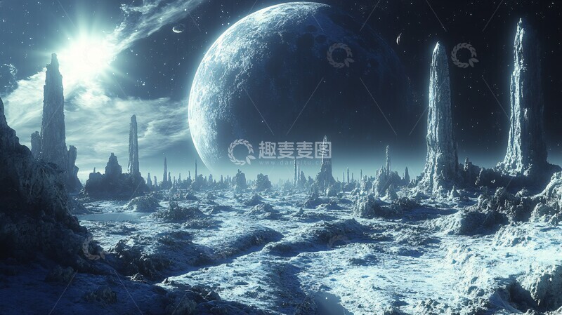 高清大图下载【趣麦麦图】行星与科技行星科技天体3