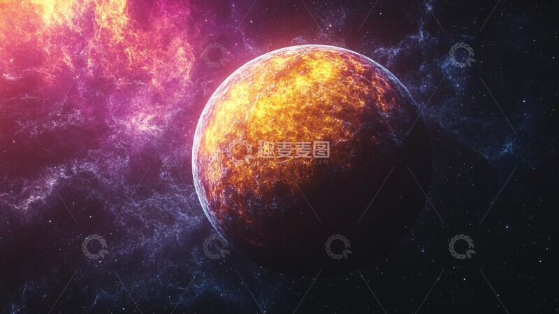 高清大图下载【趣麦麦图】气态巨行星气态巨行星宇宙2
