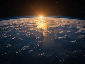 卫星地球模拟信号1