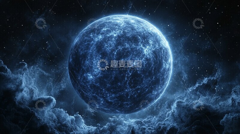 高清大图下载【趣麦麦图】幽深太空行星3