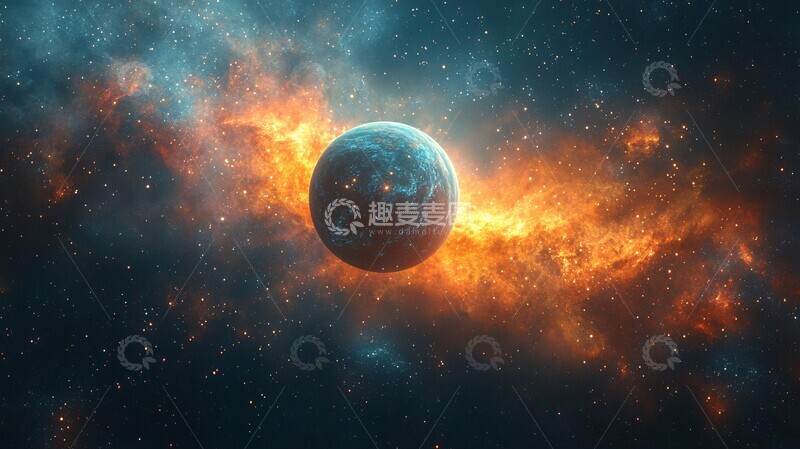高清大图下载【趣麦麦图】气态巨行星气态巨行星宇宙1