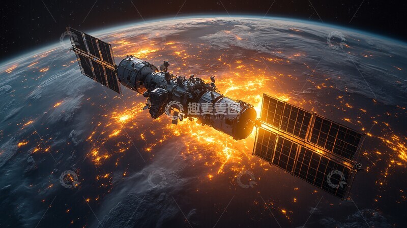 高清大图下载【趣麦麦图】空间站卫星探测器3