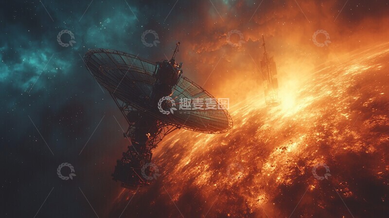 高清大图下载【趣麦麦图】电子卫星技术2