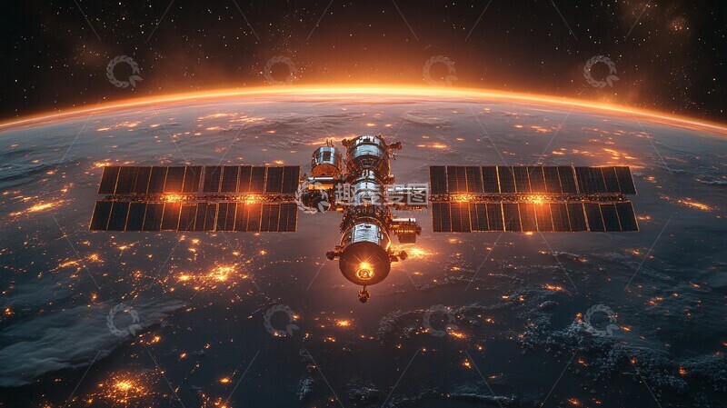 高清大图下载【趣麦麦图】卫星太空近景3