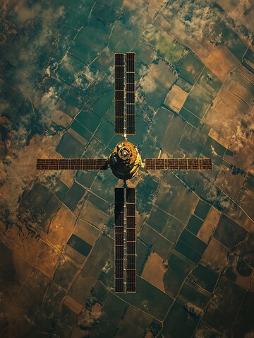 卫星与农田卫星农田科技3