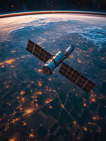 卫星与农田卫星农田科技1