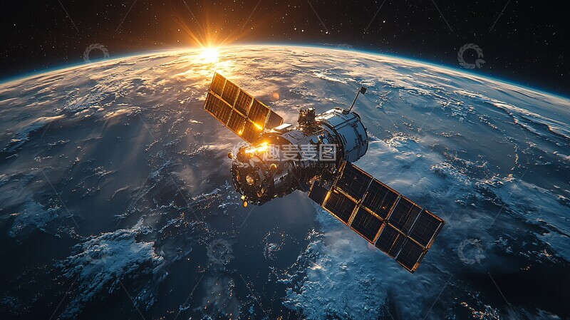 高清大图下载【趣麦麦图】卫星光线卫星光线阳光3