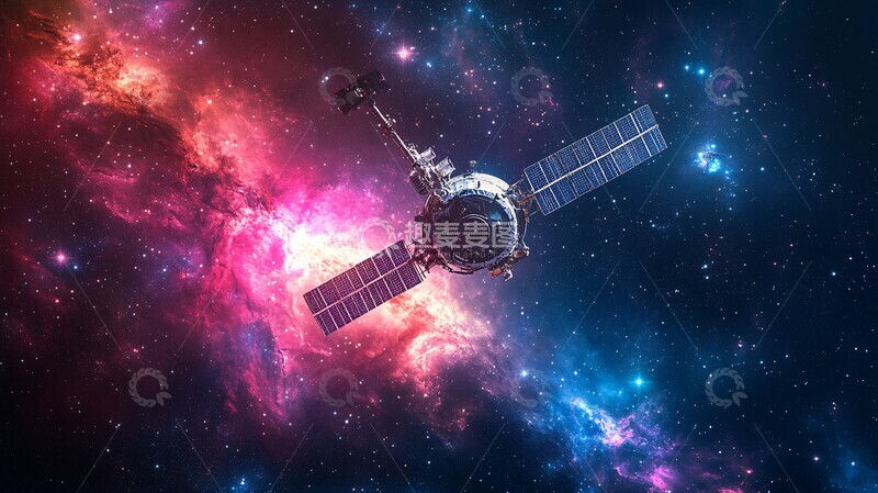 高清大图下载【趣麦麦图】太空卫星场景2