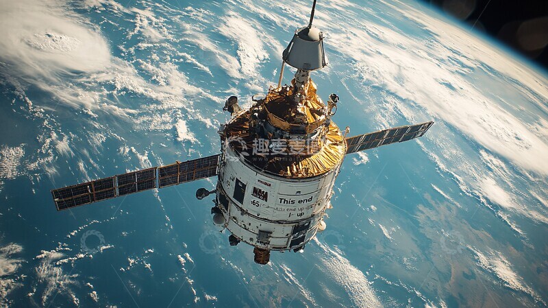 高清大图下载【趣麦麦图】卫星装置卫星电缆管道2