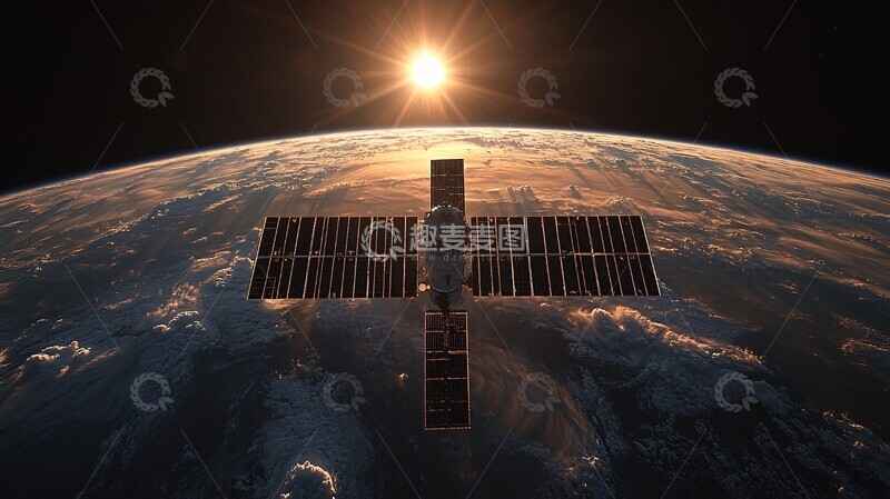 高清大图下载【趣麦麦图】卫星轨道摄影3