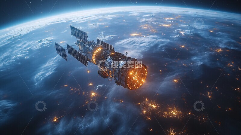 高清大图下载【趣麦麦图】电磁波卫星传输3