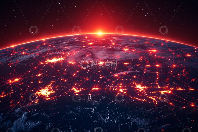 高清大图下载【趣麦麦图】卫星轨道监测网络2