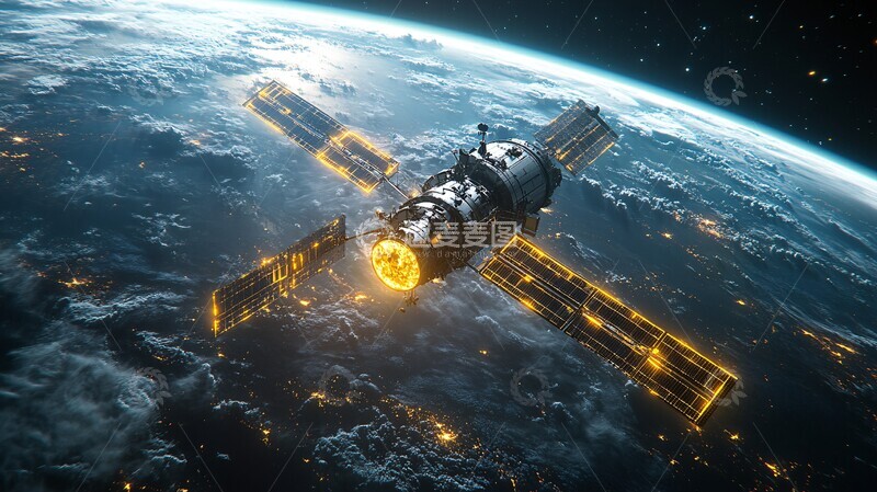 高清大图下载【趣麦麦图】卫星轨道结构3