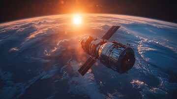卫星轨道日出3