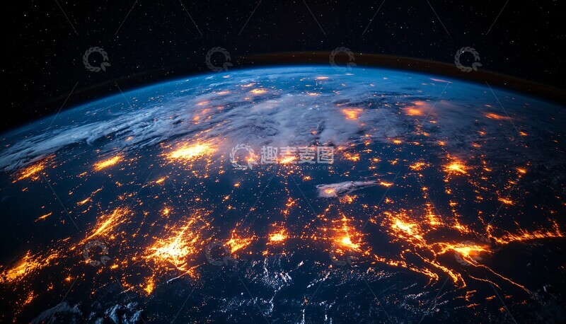 高清大图下载【趣麦麦图】电信卫星群电信卫星空间3