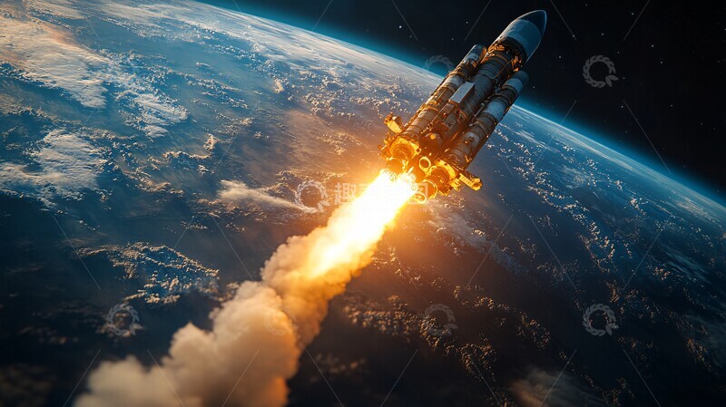 高清大图下载【趣麦麦图】导弹飞行轨迹3