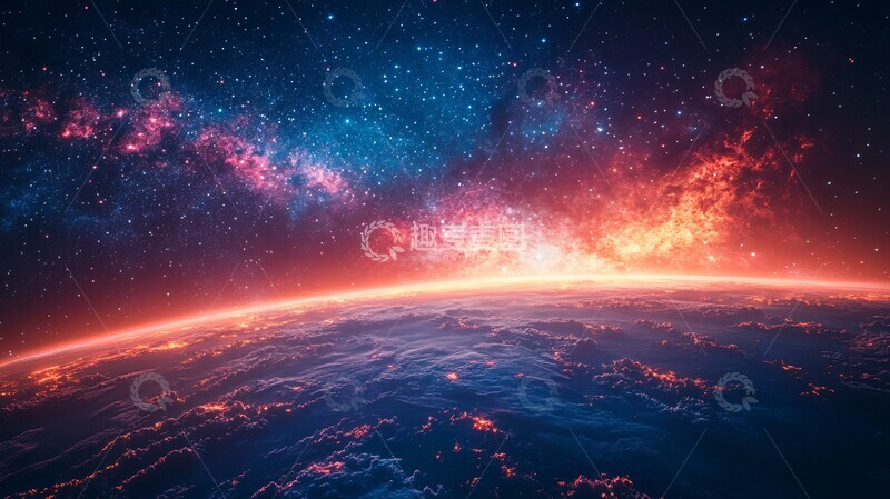 高清大图下载【趣麦麦图】卫星太空地球2