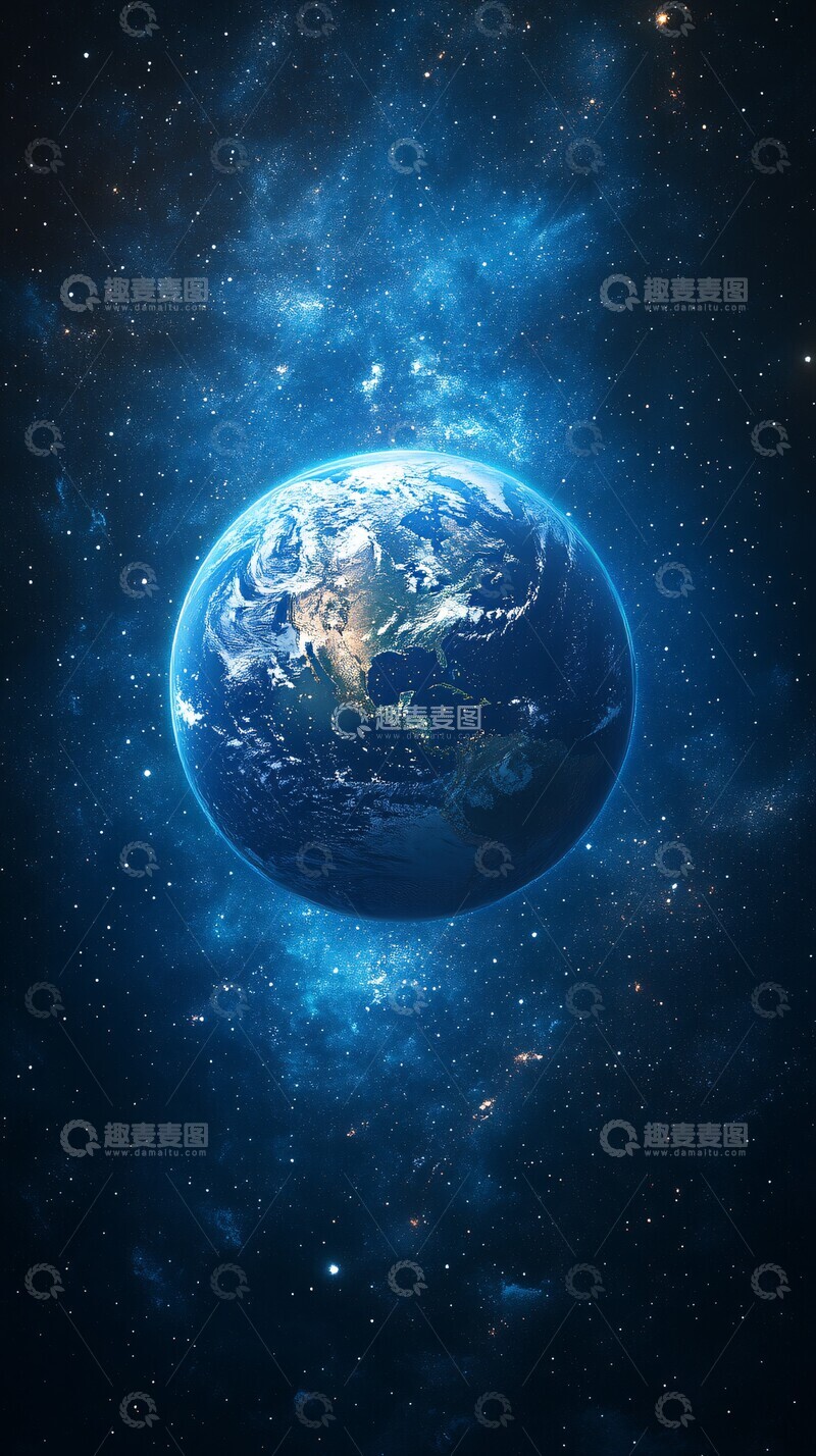 高清大图下载【趣麦麦图】卫星通信地球