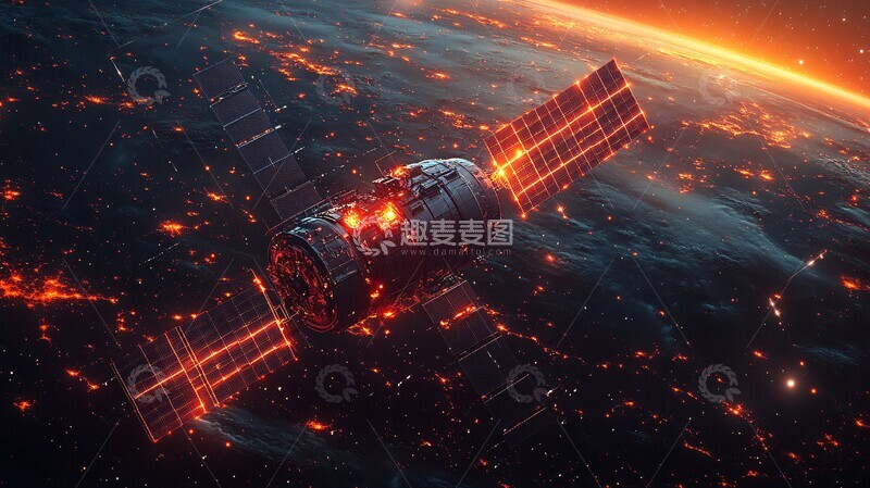高清大图下载【趣麦麦图】卫星边缘处理3
