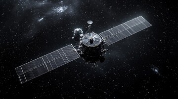 卫星三维线框图3