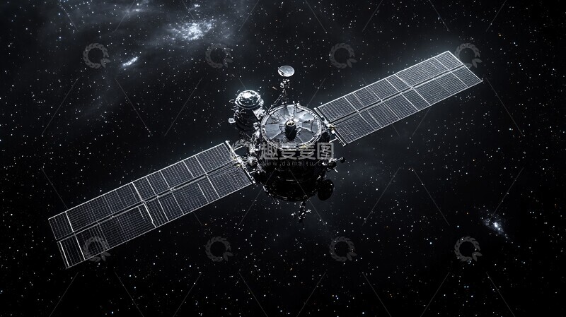 高清大图下载【趣麦麦图】卫星三维线框图3