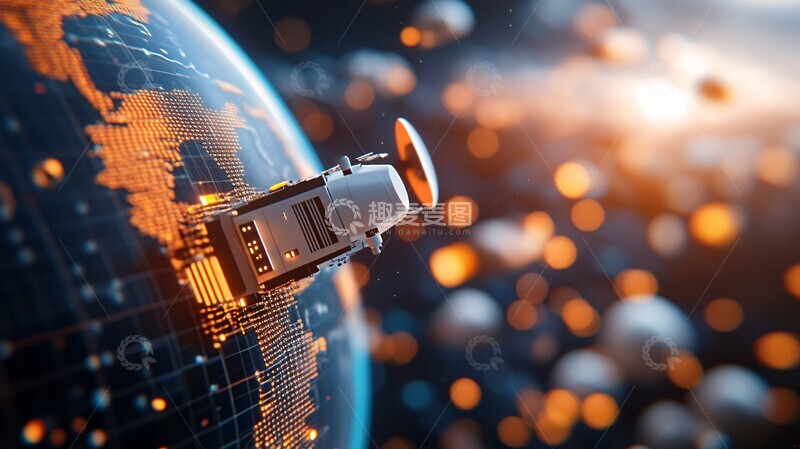 高清大图下载【趣麦麦图】卫星网络全局图3
