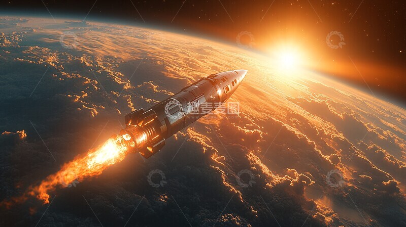 高清大图下载【趣麦麦图】火箭升空火箭升空太空