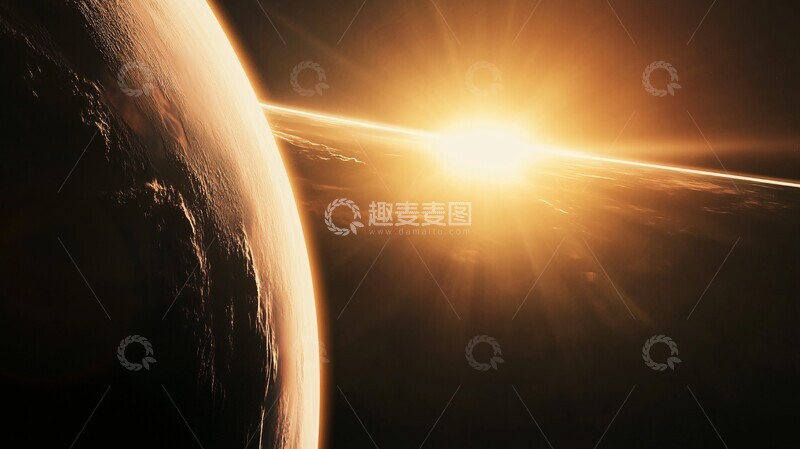 高清大图下载【趣麦麦图】星环辉映行星景2