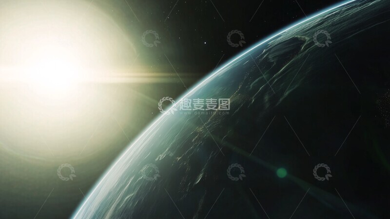 高清大图下载【趣麦麦图】星环辉映行星景1