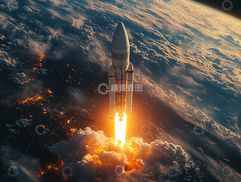 高清大图下载【趣麦麦图】火箭升空火箭升空地球3