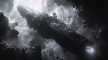 太空站残骸太空残骸黑暗2