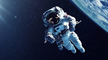 宇航员太空漂浮5