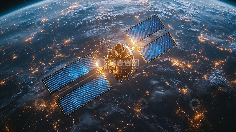 高清大图下载【趣麦麦图】金体卫星信号传输2