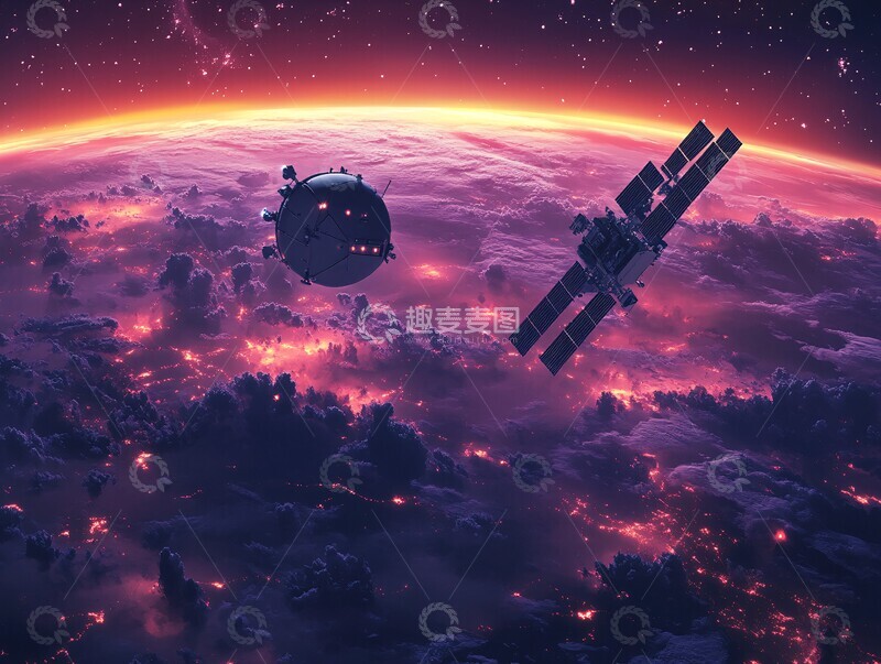 高清大图下载【趣麦麦图】卫星平面插图1