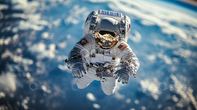 高清大图下载【趣麦麦图】太空漫步产品展示