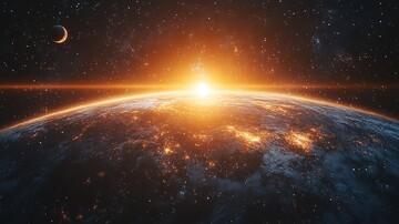 太阳地球月球同框2