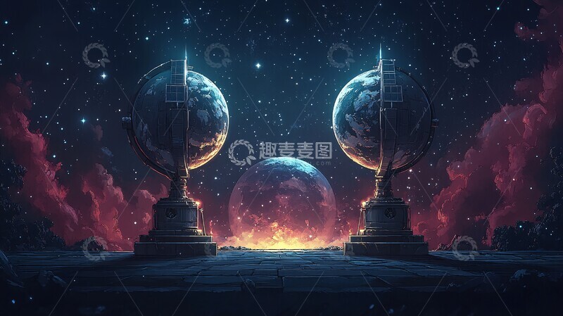 高清大图下载【趣麦麦图】军事卫星军事卫星轨道3