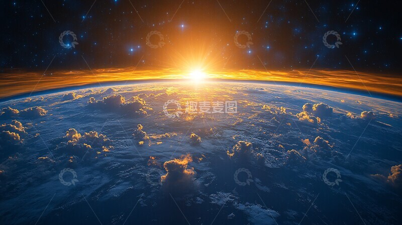 高清大图下载【趣麦麦图】地球太空视角10